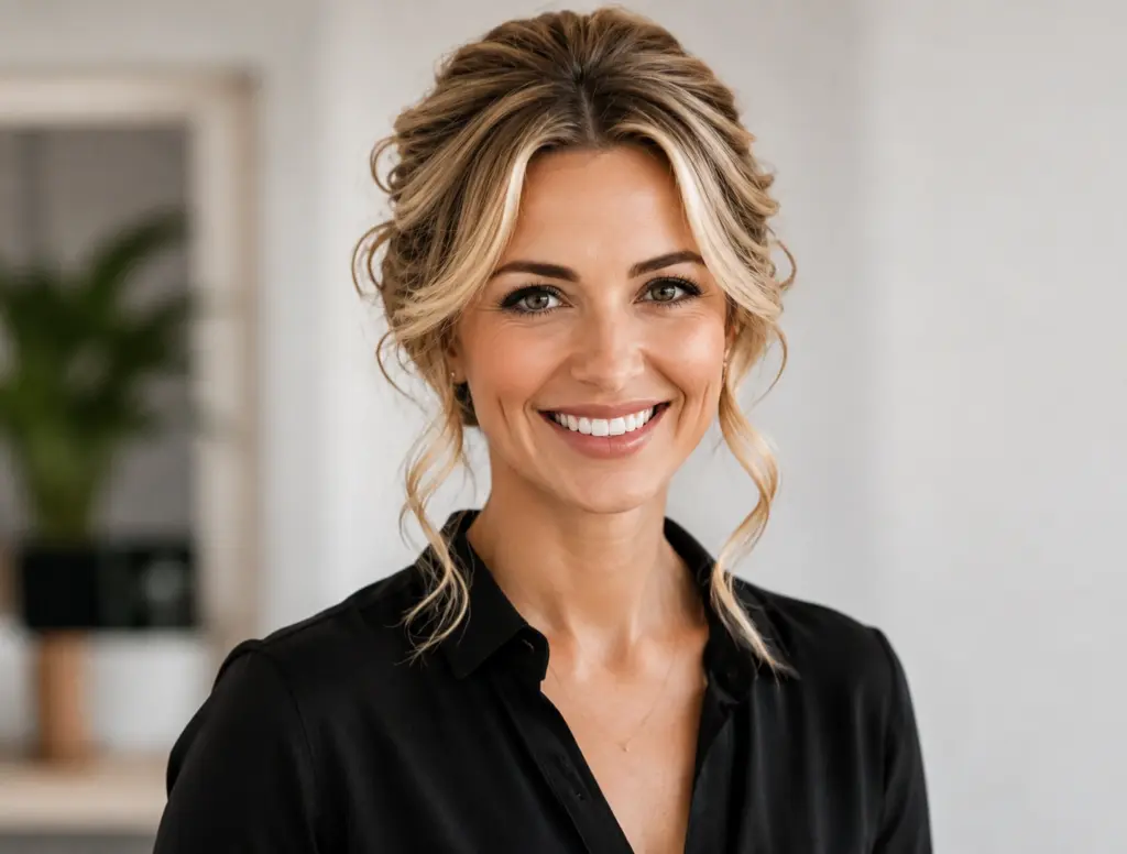 Porträt von Nicole Reichert im Hair-&-Co.-Team