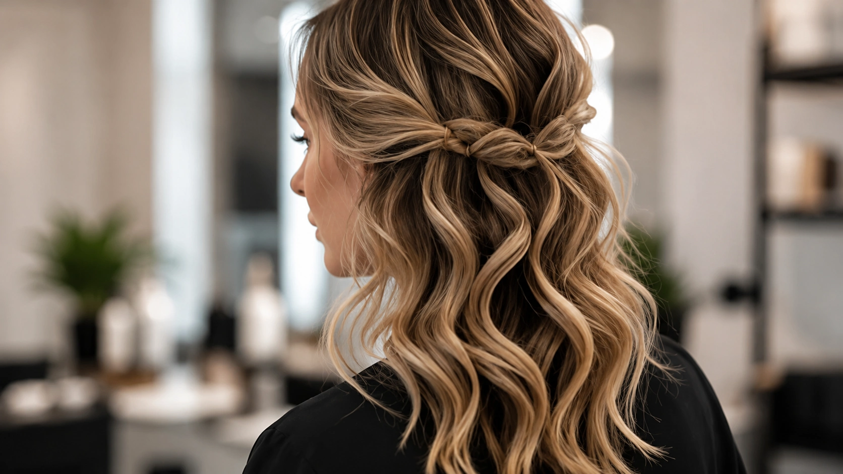 Professionelles Haarstyling im Friseursalon